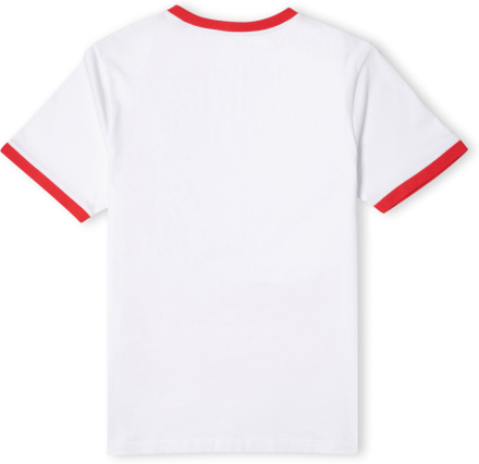 Matt Ferguson x Transformers 1986 Unisex Ringer T-Shirt - White/Red - L