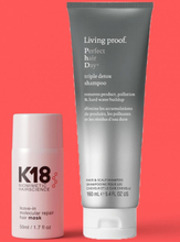 K18 Leave In Molecular Repair Mask 50ml + Living Proof Triple Detox Shampoo 160ml
