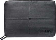 CURRO Real Leather Sleeve 14-15" (35.5 x 25.5 cm) - Black