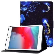 Til iPad mini (2019) /iPad mini 4/3/2/1 Mønstertryk PU-læder tablettaske Justerbart Stand Stødsikker