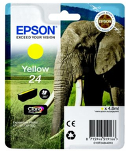 Epson Epson 24 Inktpatroon geel T2424 Replace: N/A