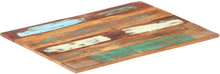 vidaXL Rektangulær bordplate 70x90 cm 15-16 mm gjenvunnet heltre