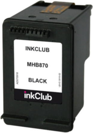 inkClub Bläckpatron, ersätter HP 302, svart, 190 sidor MHB870-V2 ersätter F6U66AE