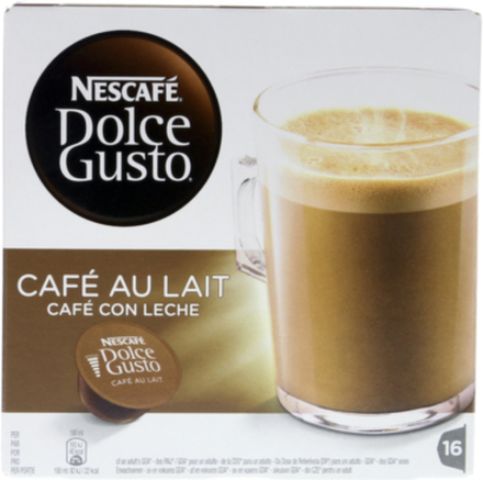 Nescafe Dolce Gusto Café© Au Lait kaffekapslar, 16 port