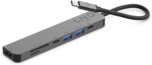 LINQ 7 in 1 PRO USB-C Multiport Hub Aluminium