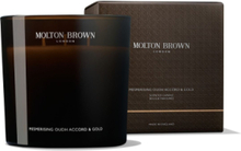 Mesmerising Oudh Accord & Gold Luxury Scented Candle Duftlys Nude Molton Brown*Betinget Tilbud