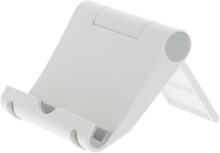 DELTACO foldable pad stand, White plastic