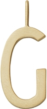 Design Letters Archetype Charm 16 mm Gold A-Z G