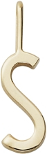 Design Letters Archetype Charm 10 mm Gold A-Z S
