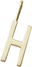 Design Letters Archetype Charm 10 mm Gold A-Z H