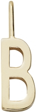 Design Letters Archetype Charm 10 mm Gold A-Z B