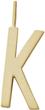 Design Letters Archetype Charm 16 mm Gold A-Z K