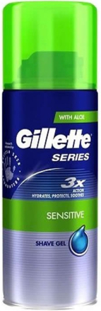 Gillette Series 3x Shaving Gel Sensitive Skin 75ml