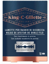 Gillette King Double Edge Razor Blades 10 Units