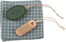 Esschert Design Handtvål borste och handduk set