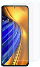 Til Xiaomi Redmi K40S 5G / Poco F4 5G 2 Stk Ultra Clear High Aluminium-silicium glasfilm 2.5D Arc Ed