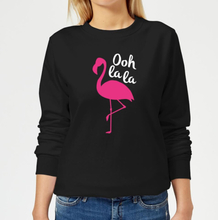 Ooh La La Flamingo Women's Sweatshirt - Black - 5XL