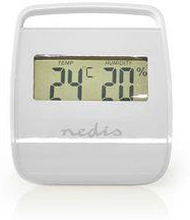 Nedis Digital termometer | Inomhus | Inomhus temperatur | Inomhus luftfuktighet | Vit