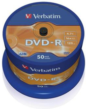 Verbatim DVD-R AZO 16x 4.7GB 50 Packa Axel Matt Silver
