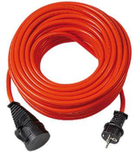 Brennenstuhl BREMAXX® utomhusförlängningskabel (20m kabel i rött, för kortvarig utomhusanvändning IP44, kan användas ner till -35 ºC, olje- och UV-beständig)