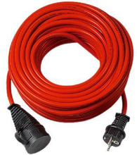 Brennenstuhl BREMAXX® utomhusförlängningskabel (10m kabel i röd, för kortvarig utomhusanvändning IP44, kan användas ner till -35 °C, olje- och UV-beständig)