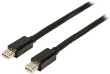 Valueline Mini Displayport-Kabel Mini DisplayPort-hane - Mini DisplayPort-hane 1.00 m Svart