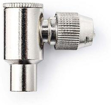 Nedis IEC (coax) | Vinklat | Hane | Nickelplaterad | 75 Ohm | Skruva | Kabel input diameter: 7.0 mm | Metall | Silver | 2 st. | Plastpåse
