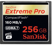 SANDISK Minneskort CF ExtremeXX Pro 256GB 160MB/s UDMA7