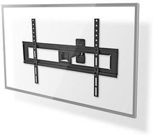 Nedis Tilt och vridbart TV väggfäste | 37-70 "" | Maximal skärmvikt som stöds: 35 kg | Går att tilta | Roterbar | Minsta väggdistans: 79 mm | Maximalt väggavstånd: 220 mm | 2 Ledpunkt(er) | ABS / Stål | Svart