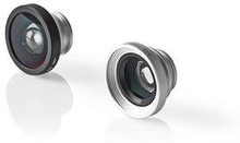 Nedis Kamera Lins Kit | Används för: Smartphone / Surfplatta | 3-i-1 | Objektivstyp: Fish Eye / Makro / Vid vinkel | Skruv och plugg