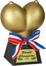 Puppeformet World Champion Pokal 12x9 cm