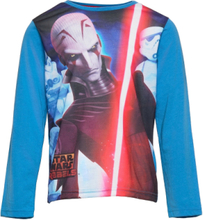 Long-Sleeved T-Shirt Tops T-shirts Long-sleeved T-Skjorte Multi/patterned Star Wars