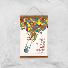 The Trouble With Tribbles Giclee - A3 - Wooden Hanger