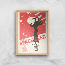 Space Seed Giclee - A4 - Wooden Frame