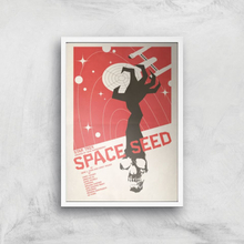 Space Seed Giclee - A3 - White Frame