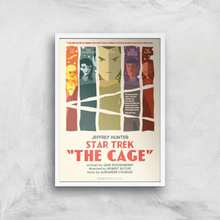 The Cage Giclee - A3 - White Frame