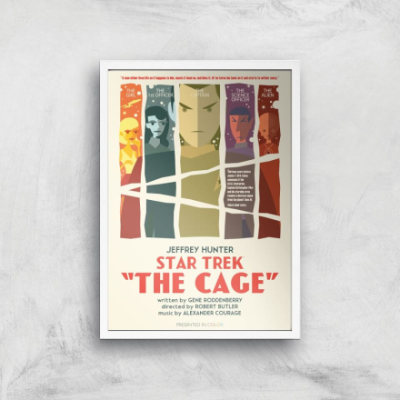 The Cage Giclee - A2 - White Frame