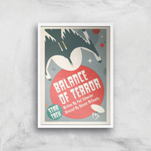 Balance Of Terror Giclee - A3 - White Frame