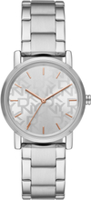 DKNY NY2968 Horloge Soho staal zilverkleurig-wit 34 mm