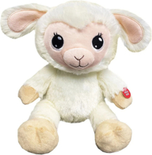 Jay At Play - Lullabrites Lamb Toys Baby Toys Musical Plush Toys Hvit Suntoy*Betinget Tilbud