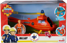 Brandman Sam: Brandman Sam Helikopter Wallaby med Figur