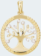 Diamond Collection Diamant-Anhänger "Baum des Lebens" 0,0297 ct