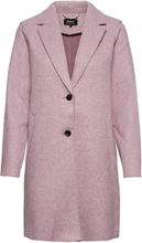 Onlcarrie Bonded Coat Otw Outerwear Coats Winter Coats Lilla ONLY*Betinget Tilbud