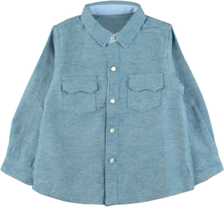 Flanellskjorta med tuffa tryckknappar (Storlek: 6 år - 116 cm)