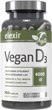 Elexir Pharma D3 Vitamin Vegan 4000IE 100 kapslar