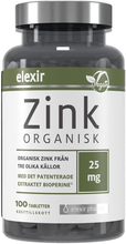 Elexir Pharma Organisk Zink 100 tabletter