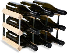 Vino Vita vinreol - fyrretræ - 9 flasker