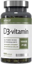 Elexir Pharma D3-vitamin 1000 IE 100 kapslar