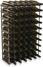 Vino Vita vinreol - Sort lakeret fyrretræ - 60 flasker
