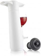 VacuVin Wine Saver + 1 prop (hvid)